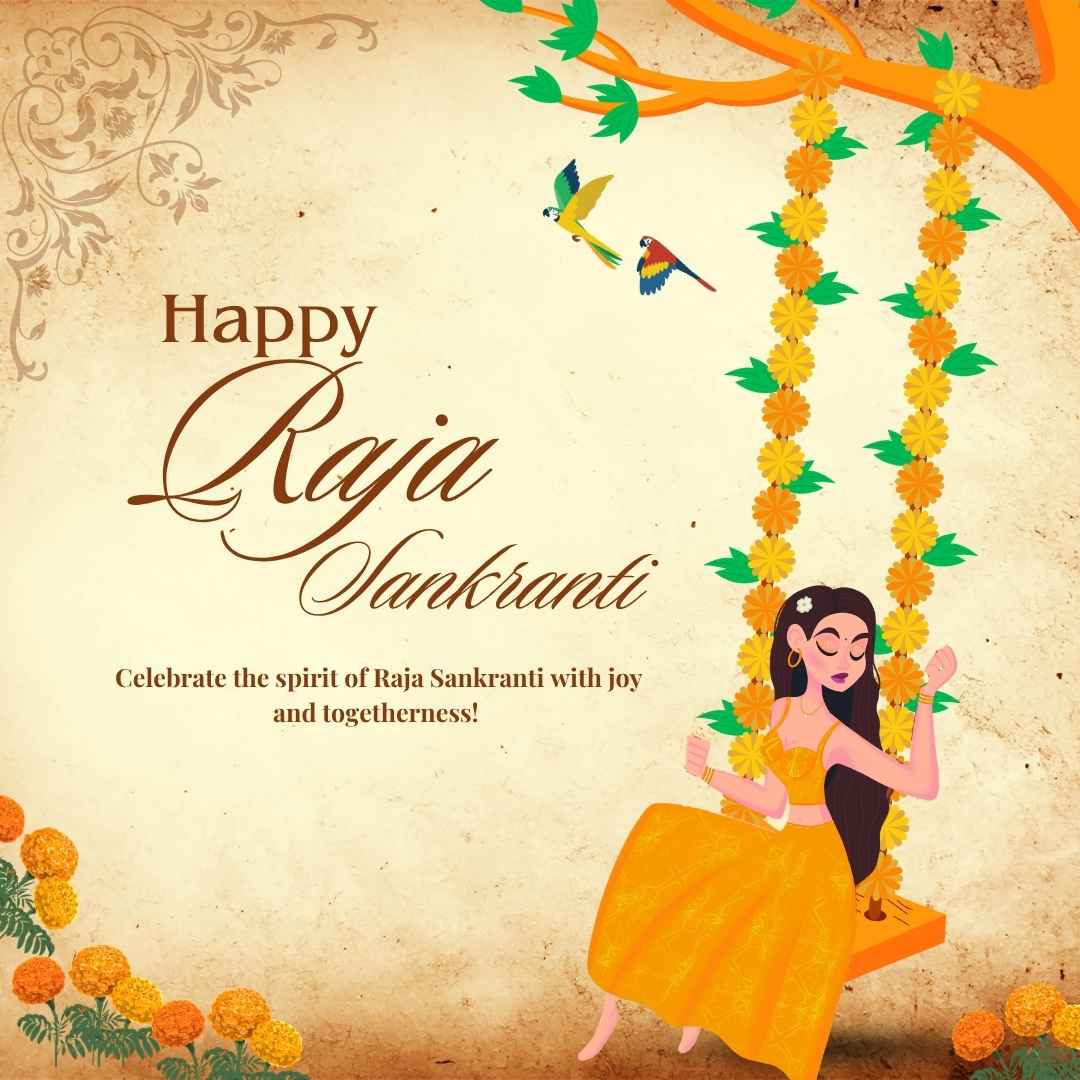 Happy Raja Sankranti 2025 - All About Raja Festival, Wishes, Quotes and Images